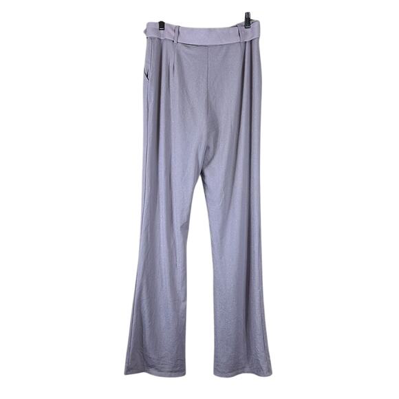 Song of Style Sparkly Belted Pants Womens M Purple Glitter Y2K Retro Going Out - Picture 3 of 4